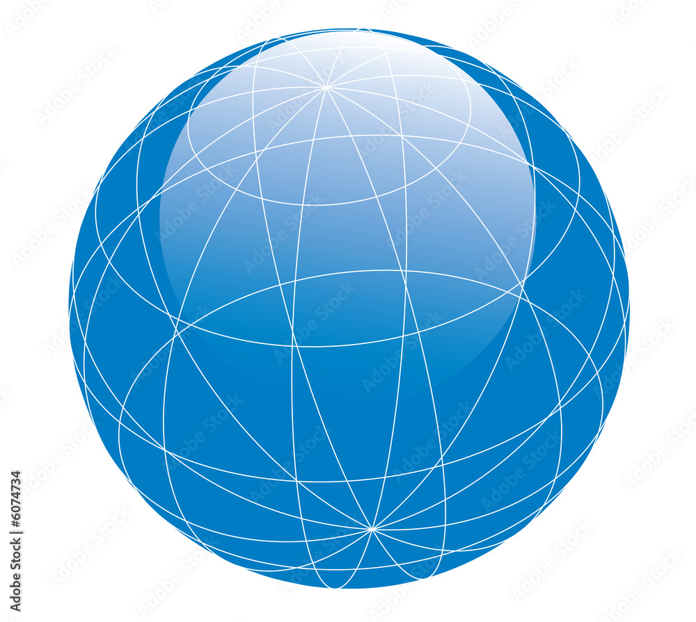 Glossy globe Glossy globe