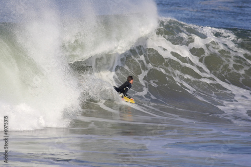 bodyboard dans le tube photo