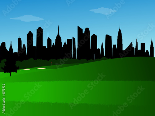 City golf course