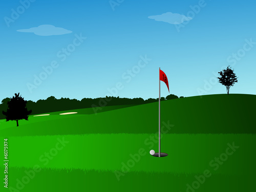 Golf hole