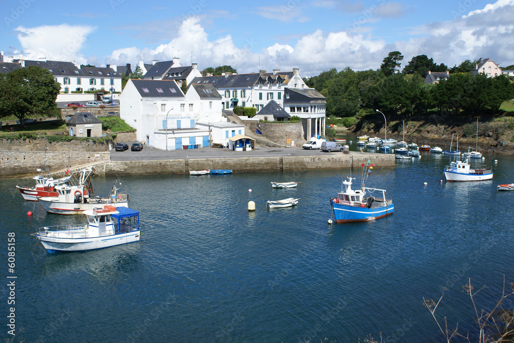 Fishing port of Douelan in Brittany