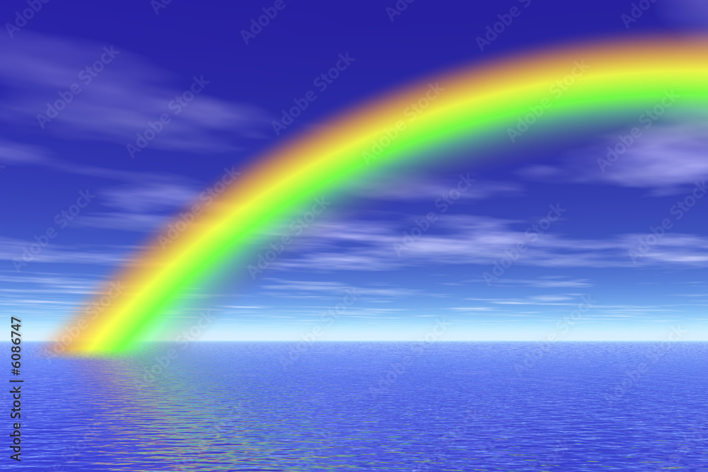 rainbow in the sea rainbow in the sea