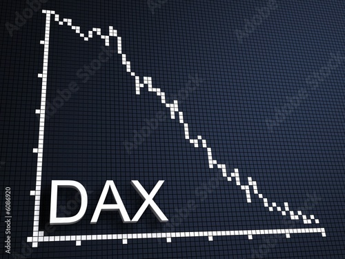 Obraz na płótnie dax statistik