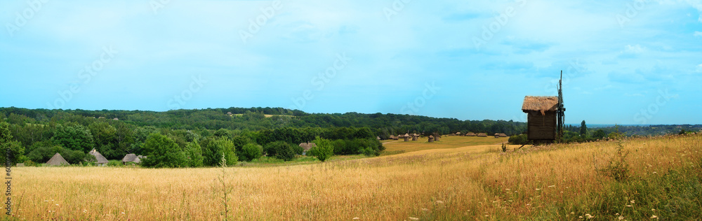 panorama in big size(windmill on field)