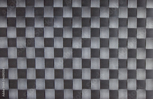 Black checkerboard fabric texture