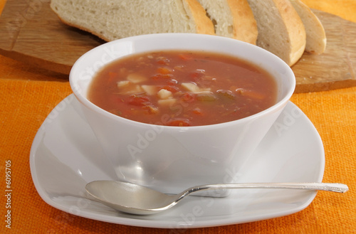 Plakat w ramie Manhattan clam chowder