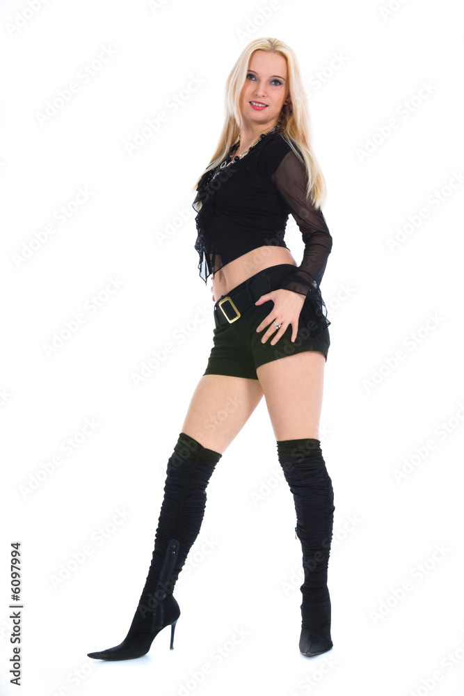 portrait of the blonde on isolated background.. portrait of the blonde on isolated background..