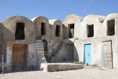 Fototapeta Naklejka Na Ścianę i Meble -  Ghorfa en Tunisie