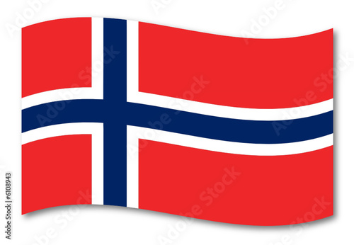 norwegen fahne schatten