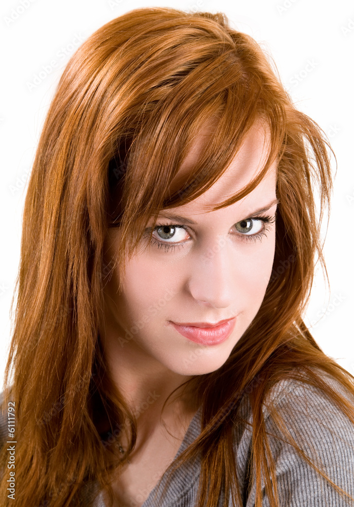 Portrait of a Beautiful Redhead Girl Portrait of a Beautiful Redhead Girl