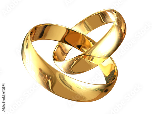 Golden Wedding Rings