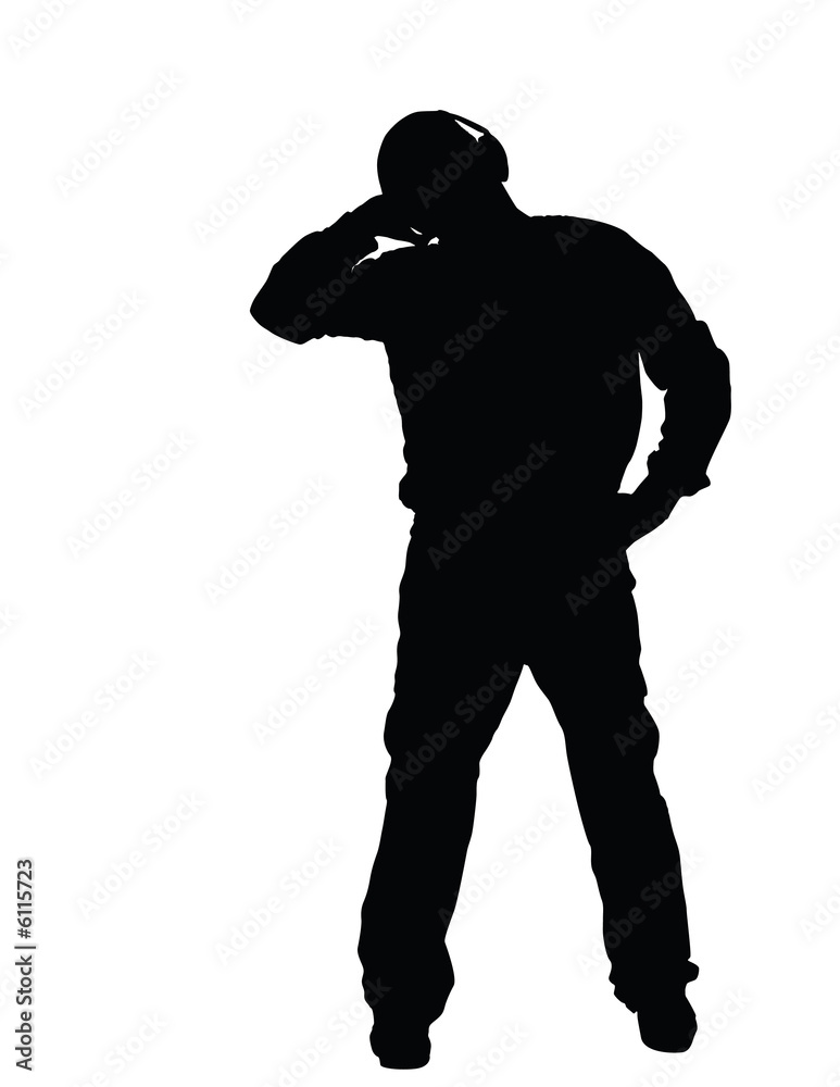 young man isolated on the white background young man isolated on the white background
