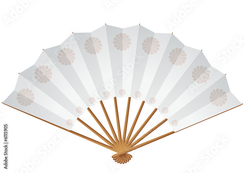 Eventail fleur de lotus