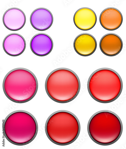round web buttons with diff...