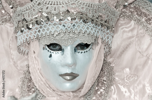 white venice carnival mystery