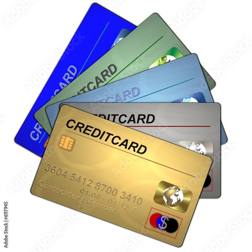 5 creditcards photo