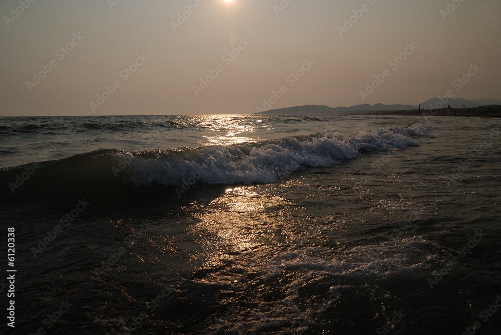 Obraz premium sunset on sea