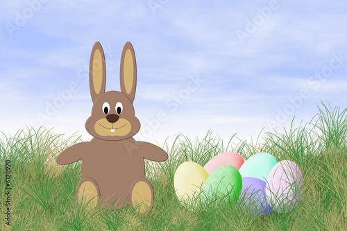 Ostern mit dem Hasen