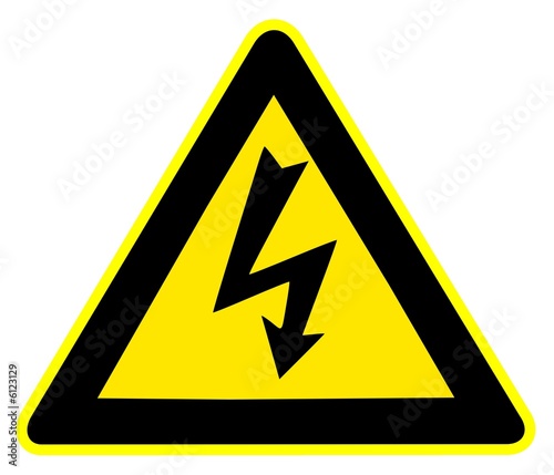 Panneau de Signalisation (Risque electrique)