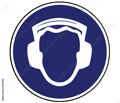 Panneau de Signalisation (Port casque antibruit obligatoire)