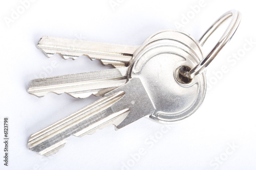 Close Up of A Set of Three Keys