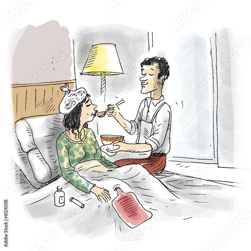 helping sick