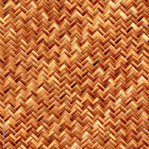Woven bamboo material