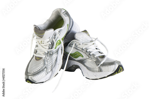 running shoes isolated on white background