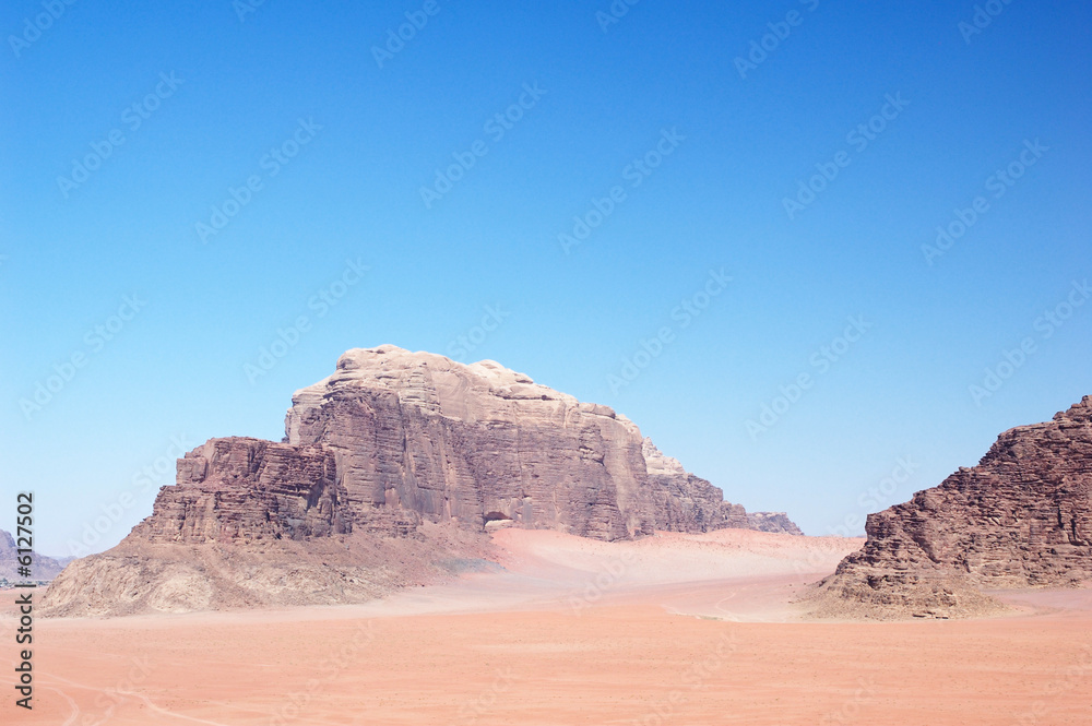 Jordan - Wadi Rum rock desert