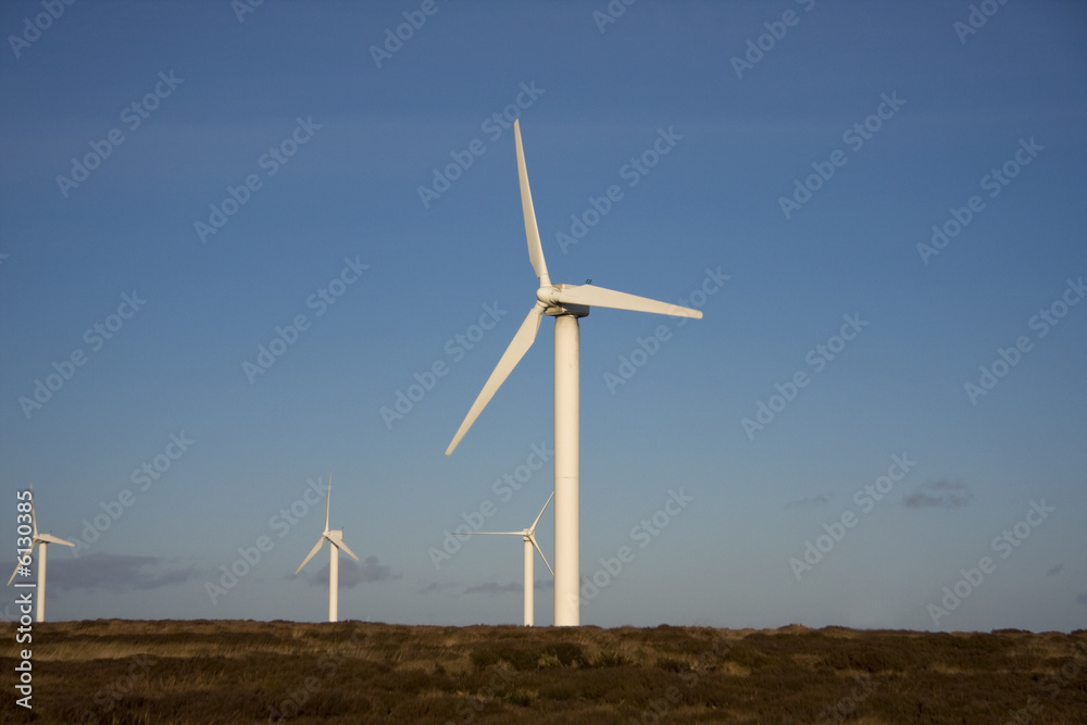 Fototapeta premium Windfarm , Ovenden , Calderdale, UK