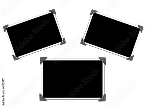 Blank Picture with photo corners