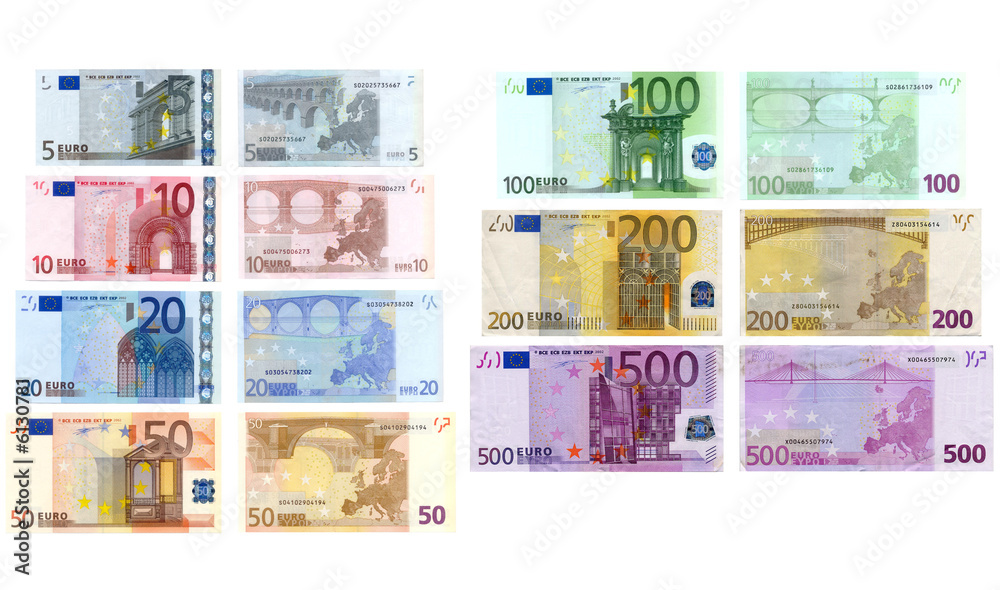 Euros: Money Wealth Success - obrazy, fototapety, plakaty 
