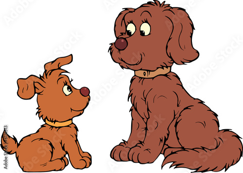 Dog and Pup 
