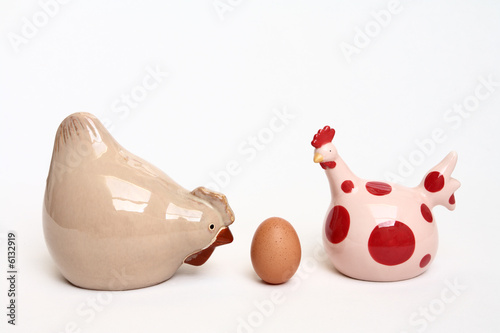 poule et oeuf photo