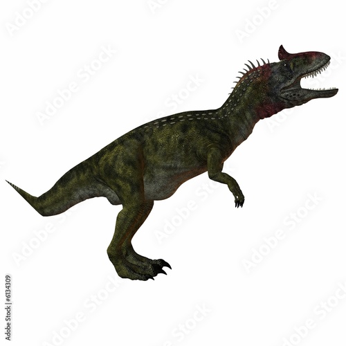 Illustration eines Dinosauriers - Cryolophosaurus © Andreas Meyer