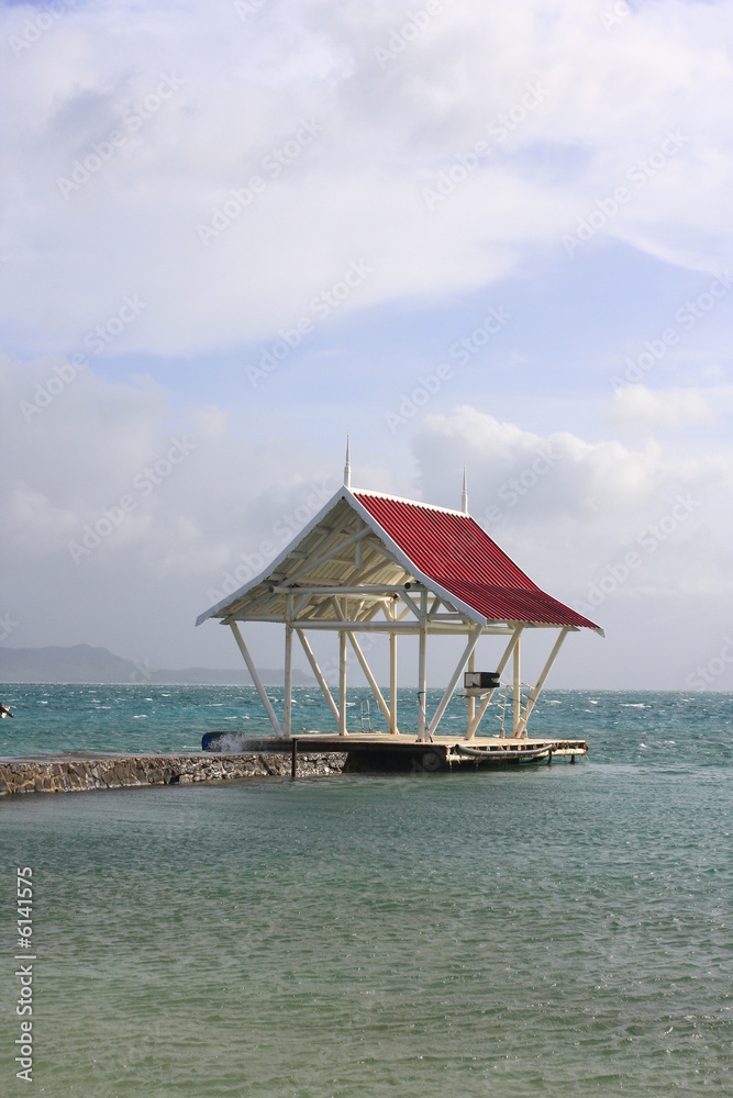 Fototapeta premium paysage au cabanon ile Maurice
