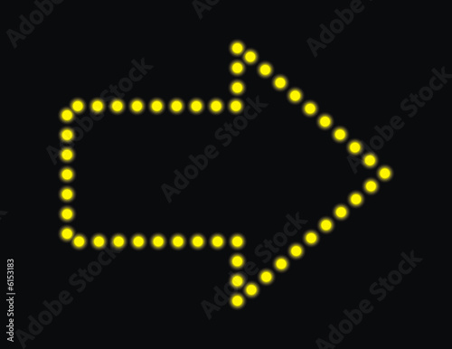 flecha de luces