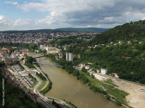 Besancon, le Doubs vu de la citadelle