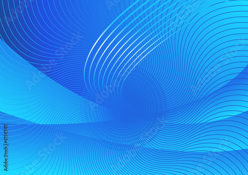 Vector abstract blue hi-tech background #2