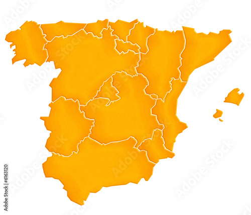 Carte Espagne Sable