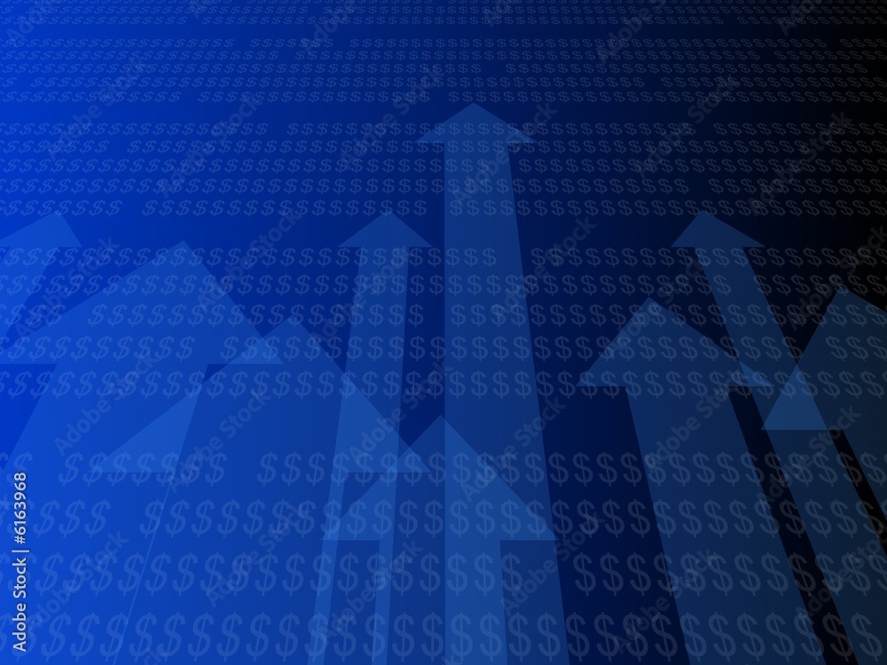 Fototapeta premium dollar statistik