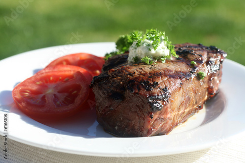 Steak with Herbed Butter