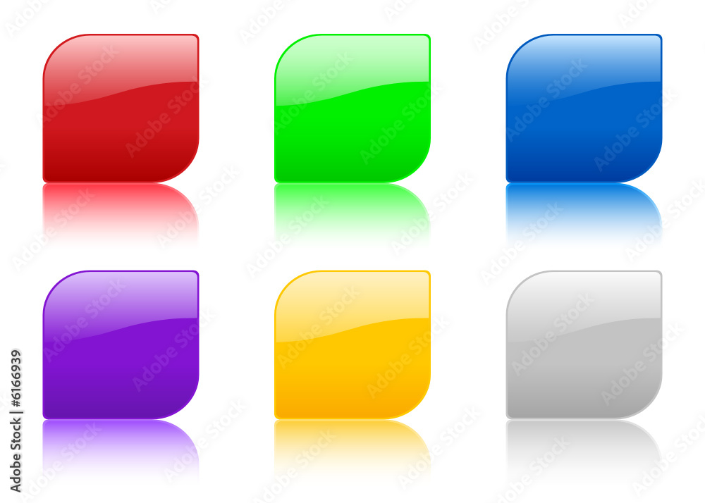 color icon with reflection