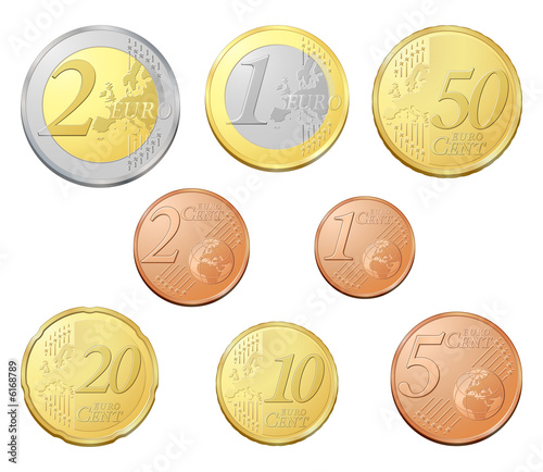 Lot complet de pièces euro photo