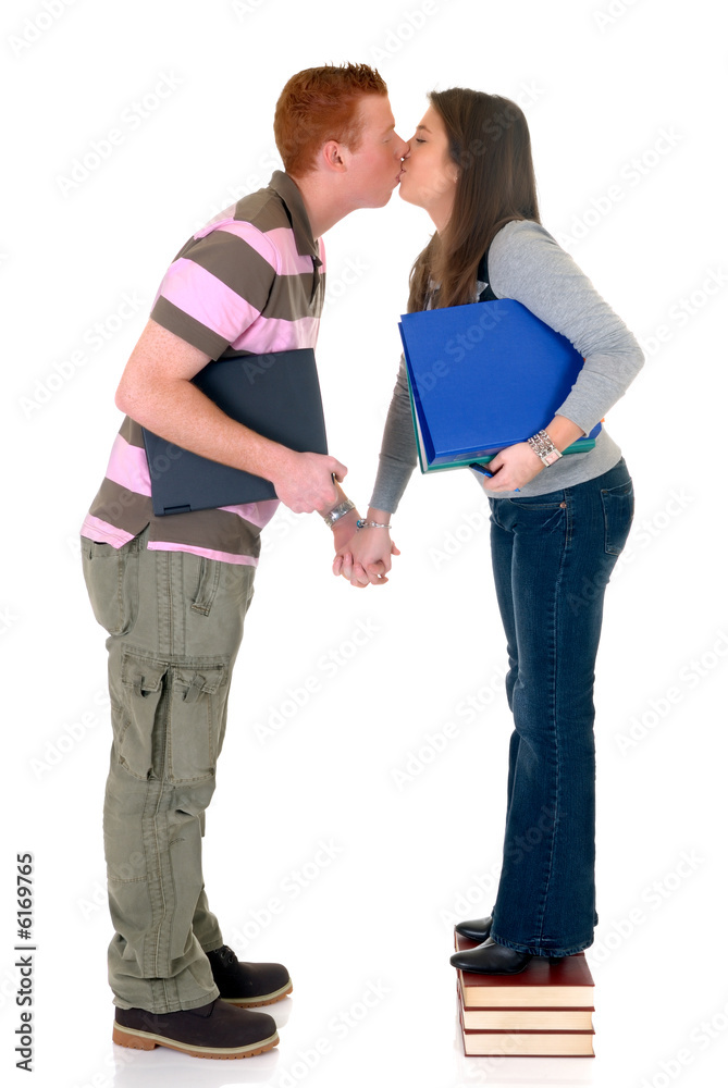 Teen students high school love Teen students high school love