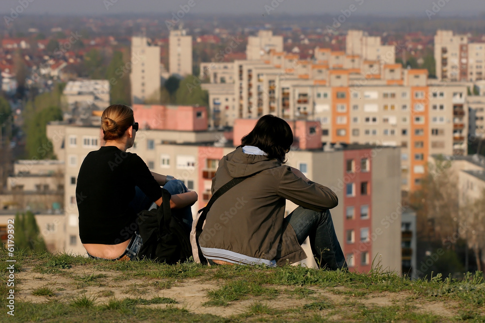 Youngsters over the city Youngsters over the city