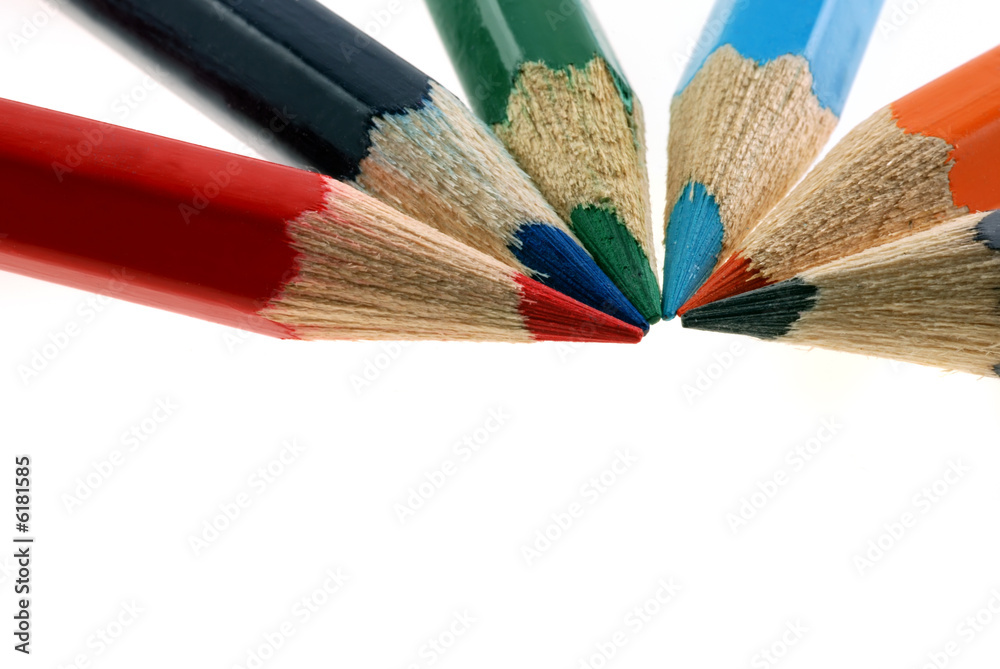 Naklejka premium Color pencils