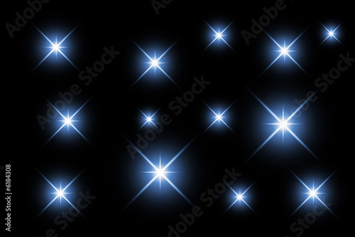 Glitzernde Sterne