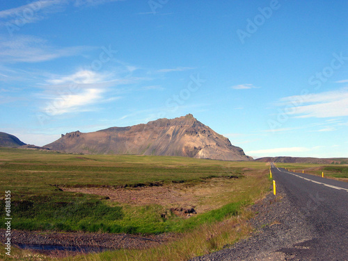 Road and Mountain