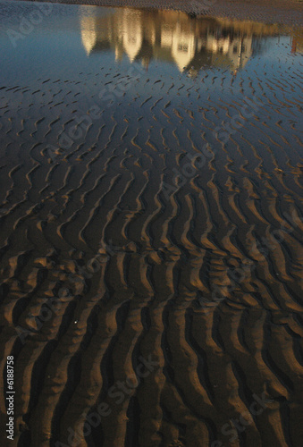 Reflections in the sand